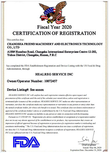 Enterprise FDA registration